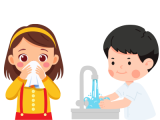 Je peux réaliser seul les gestes d'hygiène (me laver les mains, me moucher…).