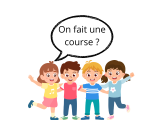 Je prends la parole dans un petit groupe.