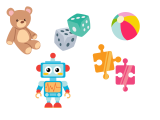 Je comprends, je mémorise, je réemploie des mots des corpus enseignés: les jeux les jouets