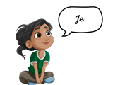 J'utilise JE pour parler de moi.