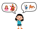 J’identifie et je décris le personnage principal et les personnages secondaires.