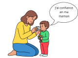 Je peux expliquer ce qu'est la confiance.